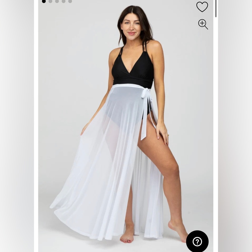 NWT white swim cover up